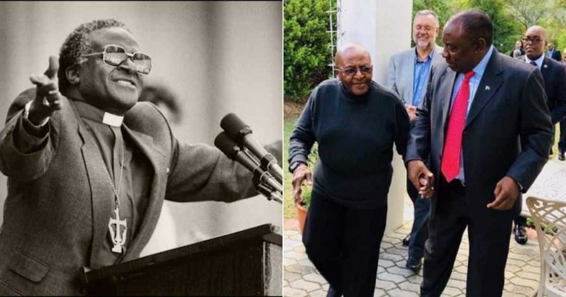 President Cyril Ramaphosa, 90th birthday, Desmond Tutu, Archbishop President Cyril Ramaphosa, 90th birthday, Desmond Tutu, Archbishop