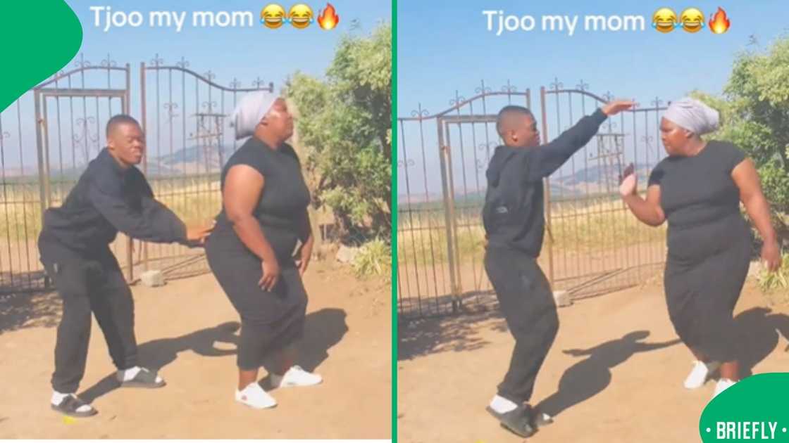 A delightful dance video of a mom and son doing the viral 'Zenzele' steps melted hearts online A delightful dance video of a mom and son doing the viral 'Zenzele' steps melted hearts online