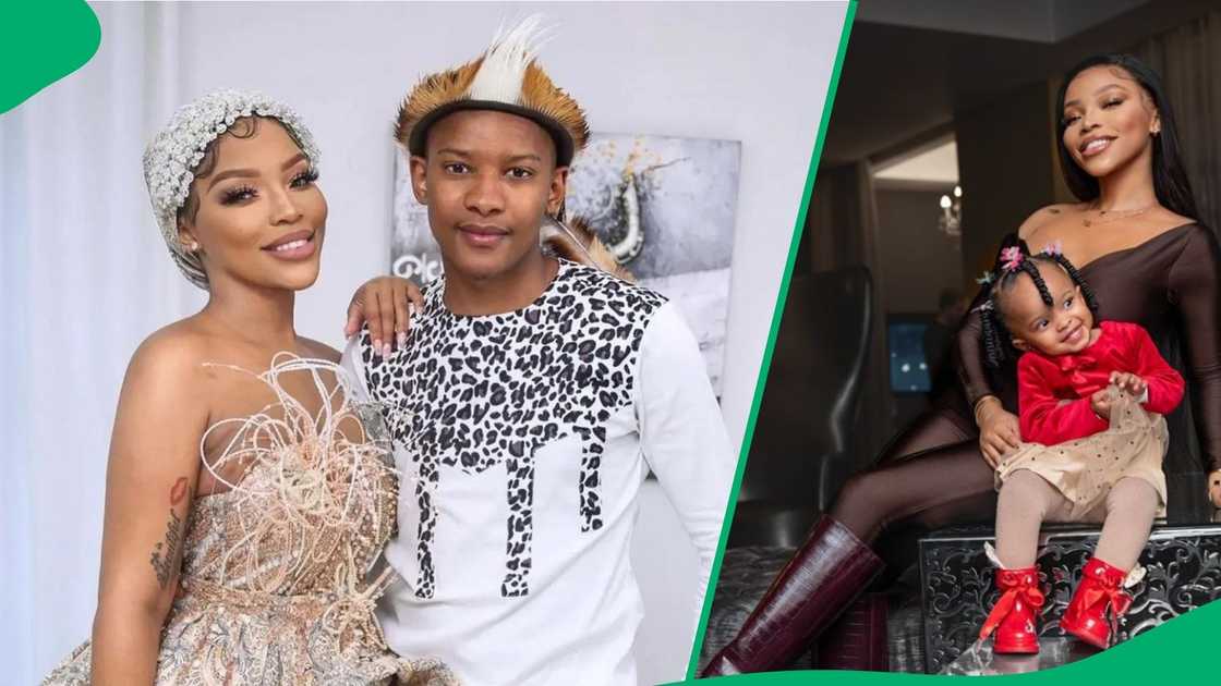 Faith Nketsi and Nzuzo Njilo are co-parenting.