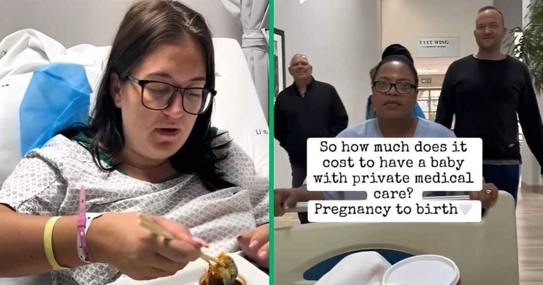 TikTok video show woman's birth at private hospital TikTok video show woman's birth at private hospital