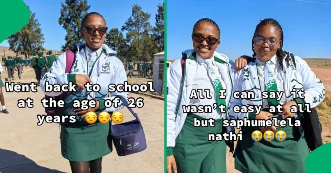 SA applauds lady returning to high school