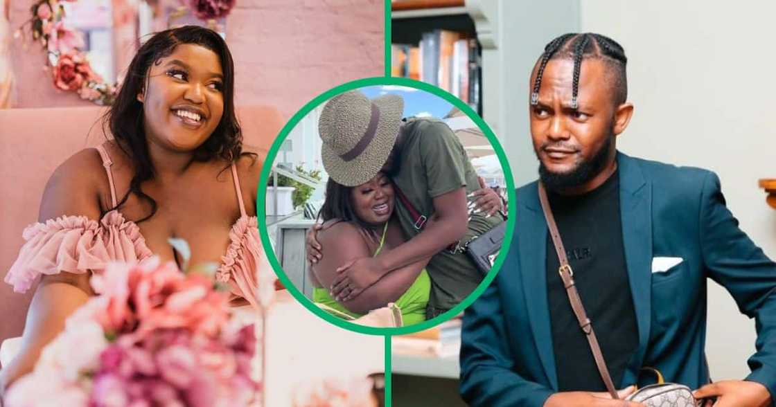 award-winning rapper Kwesta was comforting fan and TikTok user, Nana Mbalentle Bulabula.