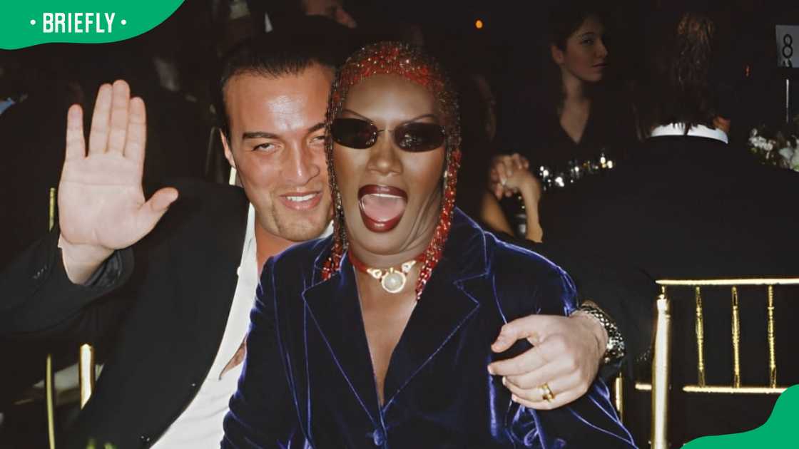 Grace Jones and Atila Altaunbay at an event