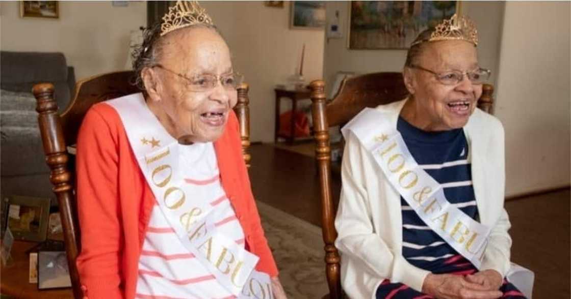 Twin Sisters Showered with Gifts During Their 100th Birthday Celebration Twin Sisters Showered with Gifts During Their 100th Birthday Celebration