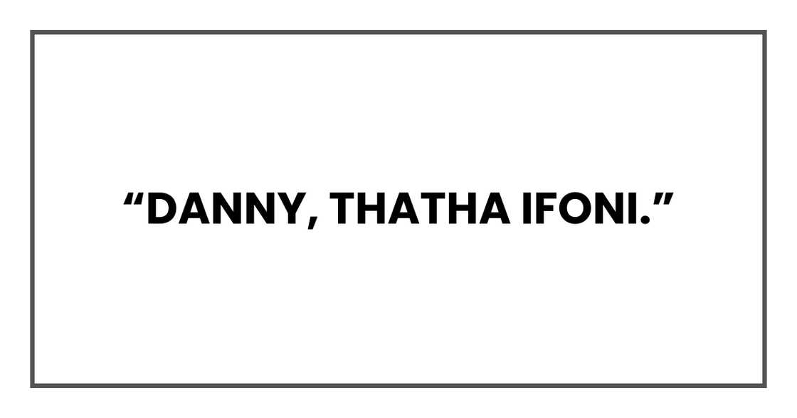 Restaurant confrontation.