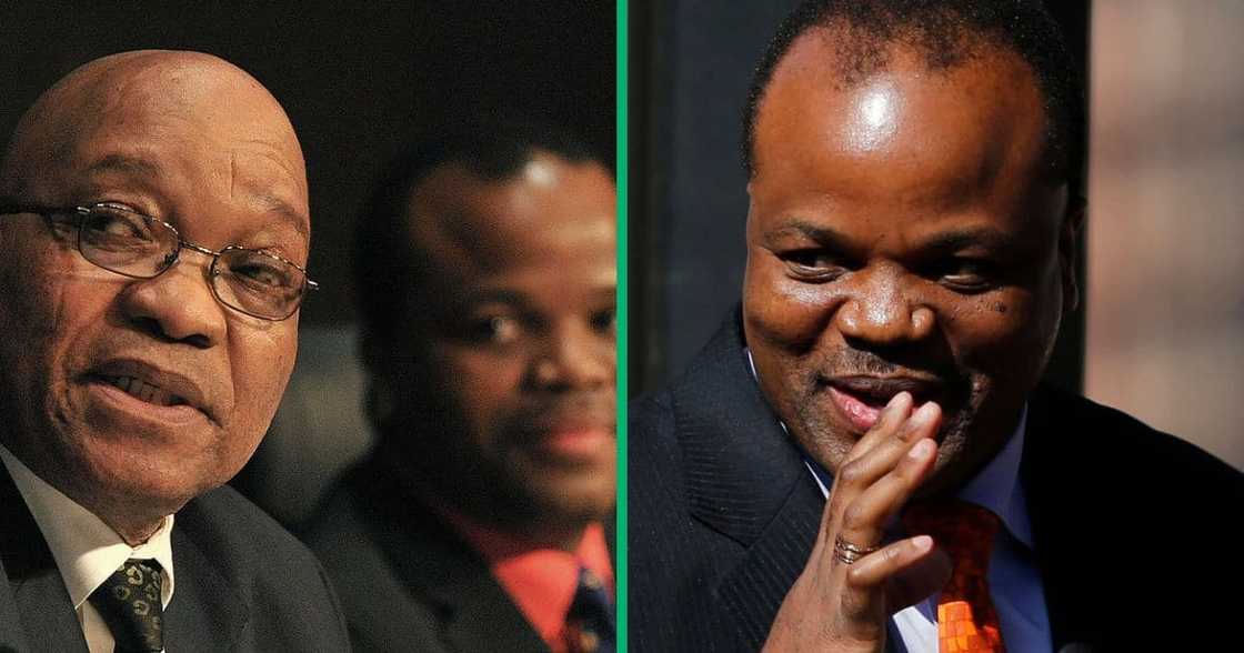 King Mswati allegedly gave Jacob Zuma three bags of money King Mswati allegedly gave Jacob Zuma three bags of money
