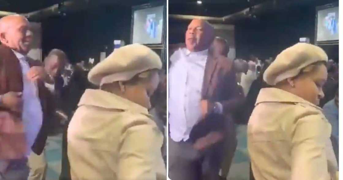Minister of electricity Kgosientso Ramokgopa dancing at groove Minister of electricity Kgosientso Ramokgopa dancing at groove