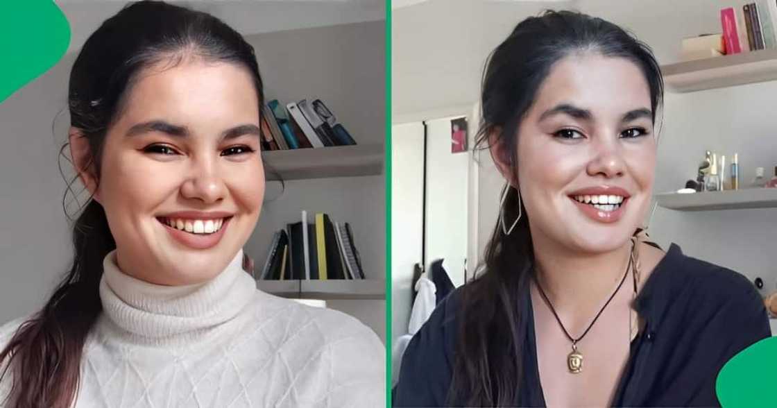 A lady plugged SA with a moisturising cream for R45 from Dis-Chem in a TikTok video. A lady plugged SA with a moisturising cream for R45 from Dis-Chem in a TikTok video.