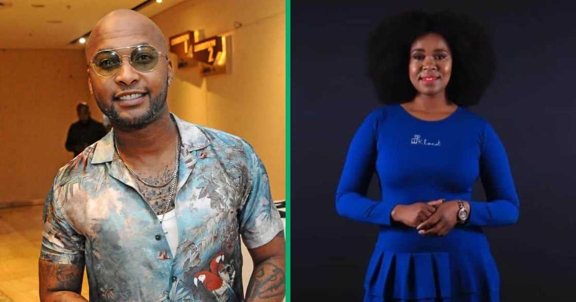 Zahara and Vusi Nova, who spoke at her funeral