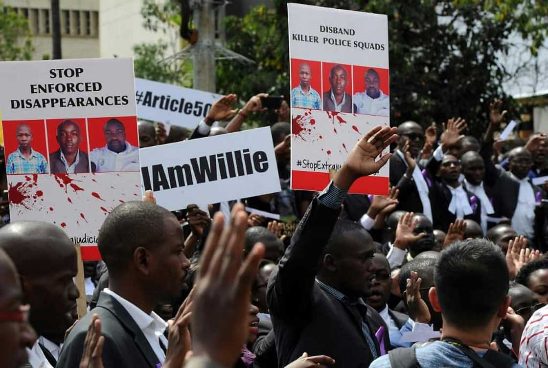 The torture and killing of the three men sparked fury in Kenya, where police are widely feared by the public The torture and killing of the three men sparked fury in Kenya, where police are widely feared by the public