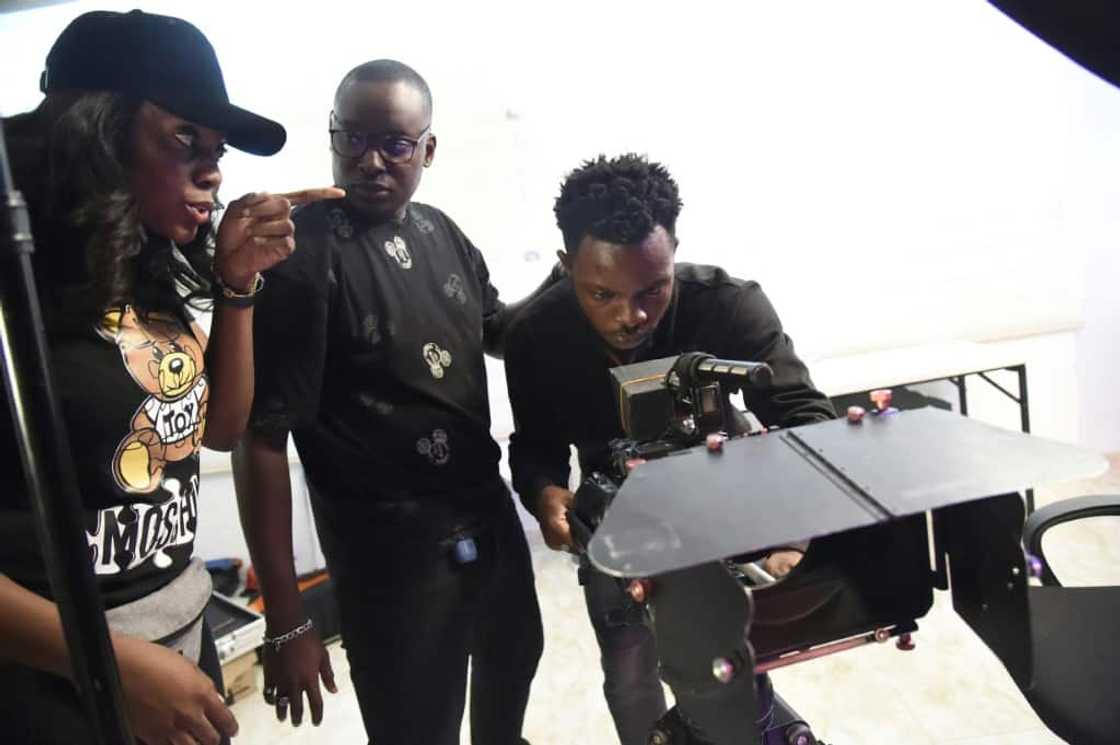 "Father Forgive Me" is one of the films students are producing at Ebonylife Creative Academy in Lagos "Father Forgive Me" is one of the films students are producing at Ebonylife Creative Academy in Lagos