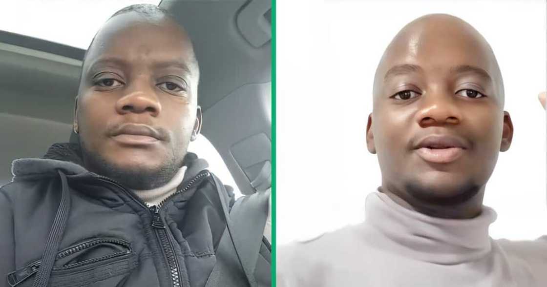 A TikTok video shows a man unveiling his massive house in the village. A TikTok video shows a man unveiling his massive house in the village.