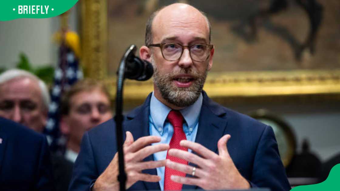 Russell Vought during a signing ceremony for Executive Orders