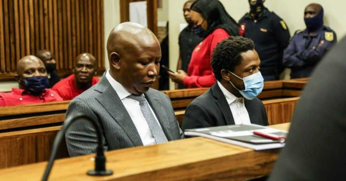 EFF, Julius Malema, Mbuyiseni Ndlozi, assault case, Winnie Mandela funeral, police officer, court EFF, Julius Malema, Mbuyiseni Ndlozi, assault case, Winnie Mandela funeral, police officer, court