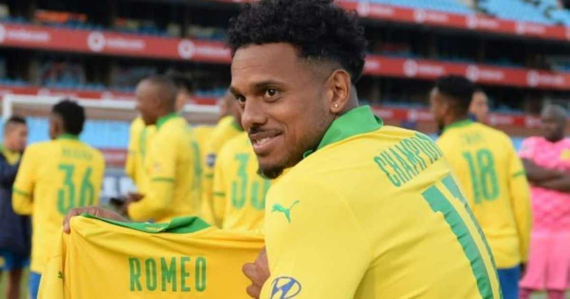 Mamelodi Sundowns striker Kermit Erasmus goals assists 2020/21