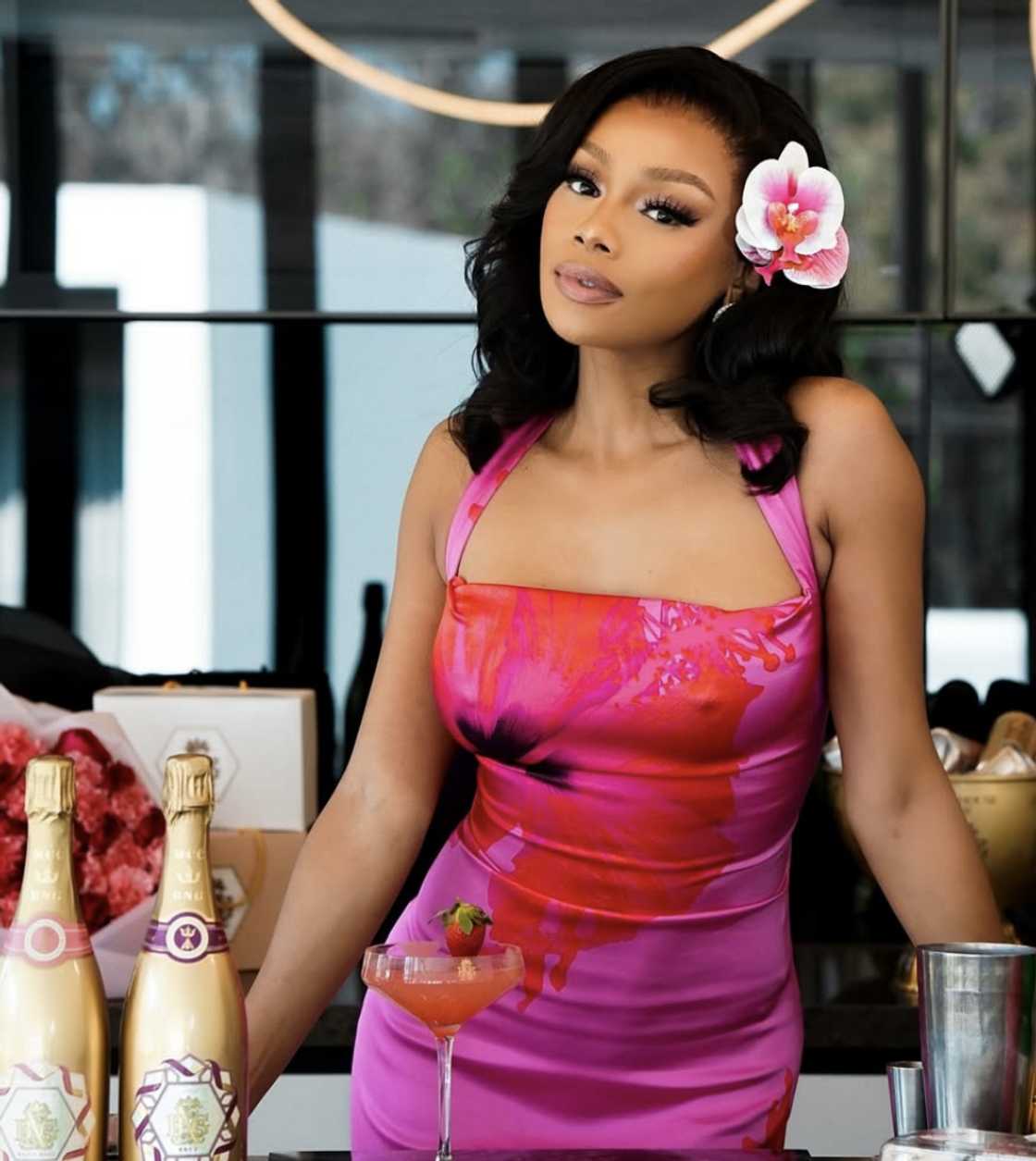Bonang Matheba's bush getaway pictures had fans talking