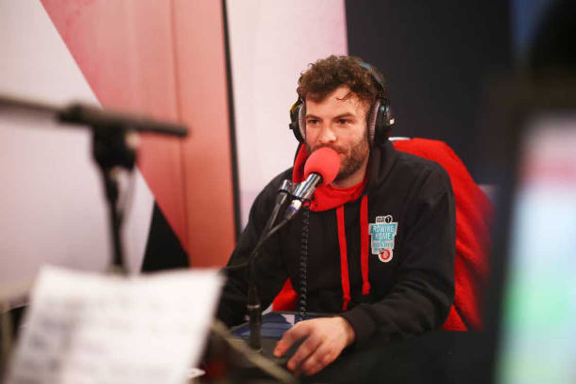 Jordan North at BBC Radio 1 studio