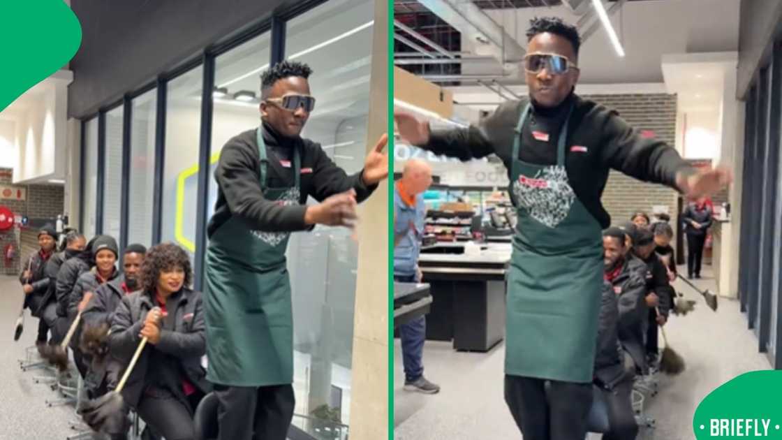 A TikTok video of Spar workers doing a choreographed performance gained traction and led to claims of aura farming