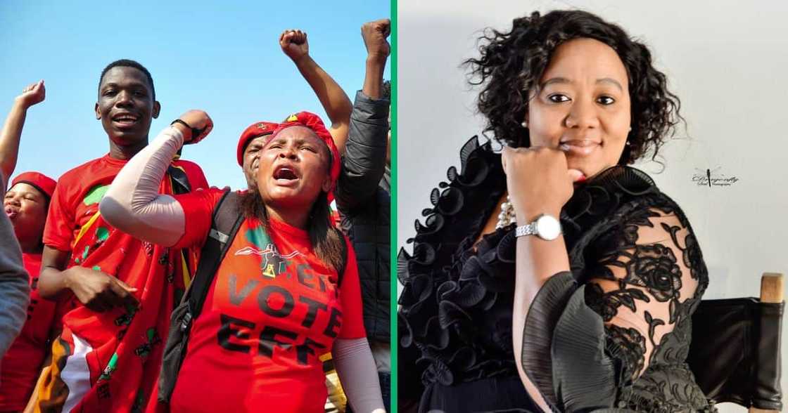 The Abathembu King's estranged wife, Queen Khazeka, joined the EFF The Abathembu King's estranged wife, Queen Khazeka, joined the EFF