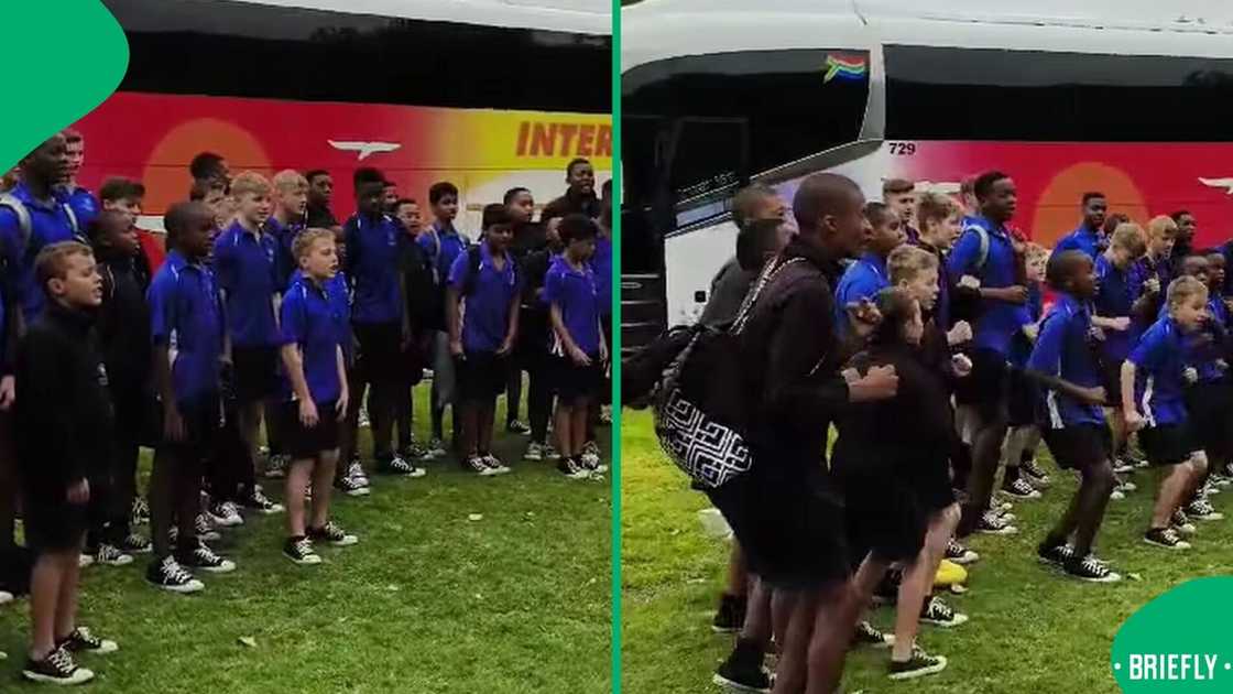 Drakensberg Boys Choir showcased their impressive dance moves in a TikTok video.