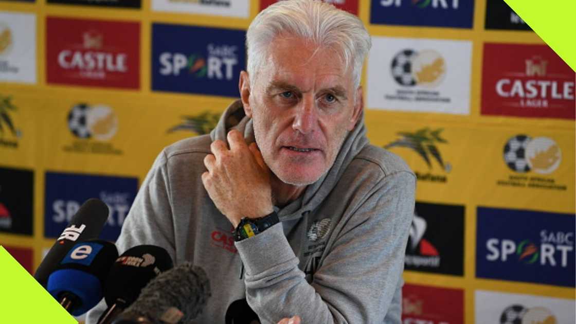 Hugo Broos comments on internal issues Congo Brazzaville are facing ahead of their clash against Bafana Bafana in the 2025 Africa Cup of Nations qualifiers. Photo: Lefty Shivambu. Hugo Broos comments on internal issues Congo Brazzaville are facing ahead of their clash against Bafana Bafana in the 2025 Africa Cup of Nations qualifiers. Photo: Lefty Shivambu.