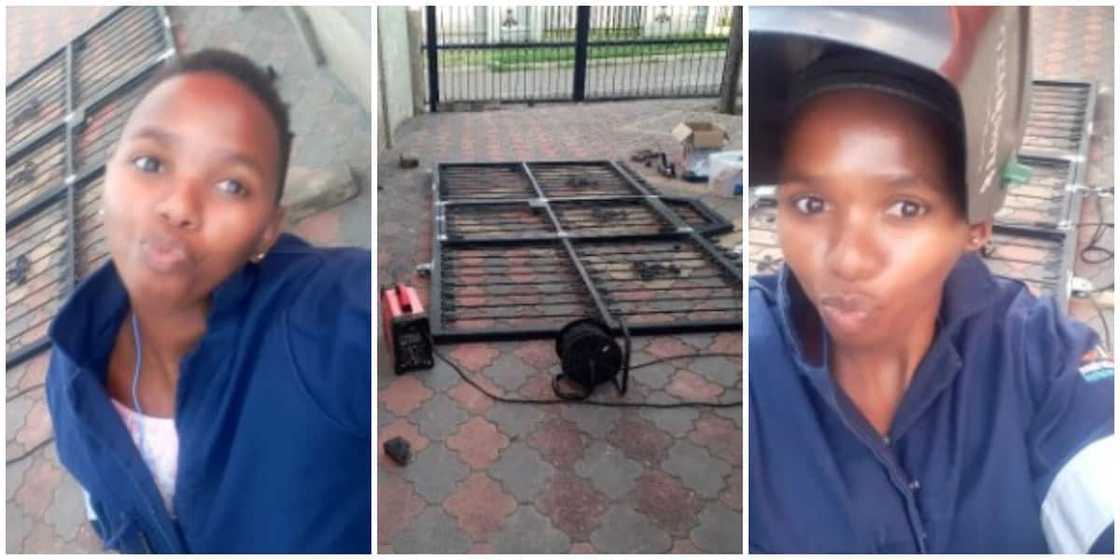 Hardworking Lady Shows Off her Hustle as a Welder with Heart-Touching Message, Many People React Hardworking Lady Shows Off her Hustle as a Welder with Heart-Touching Message, Many People React