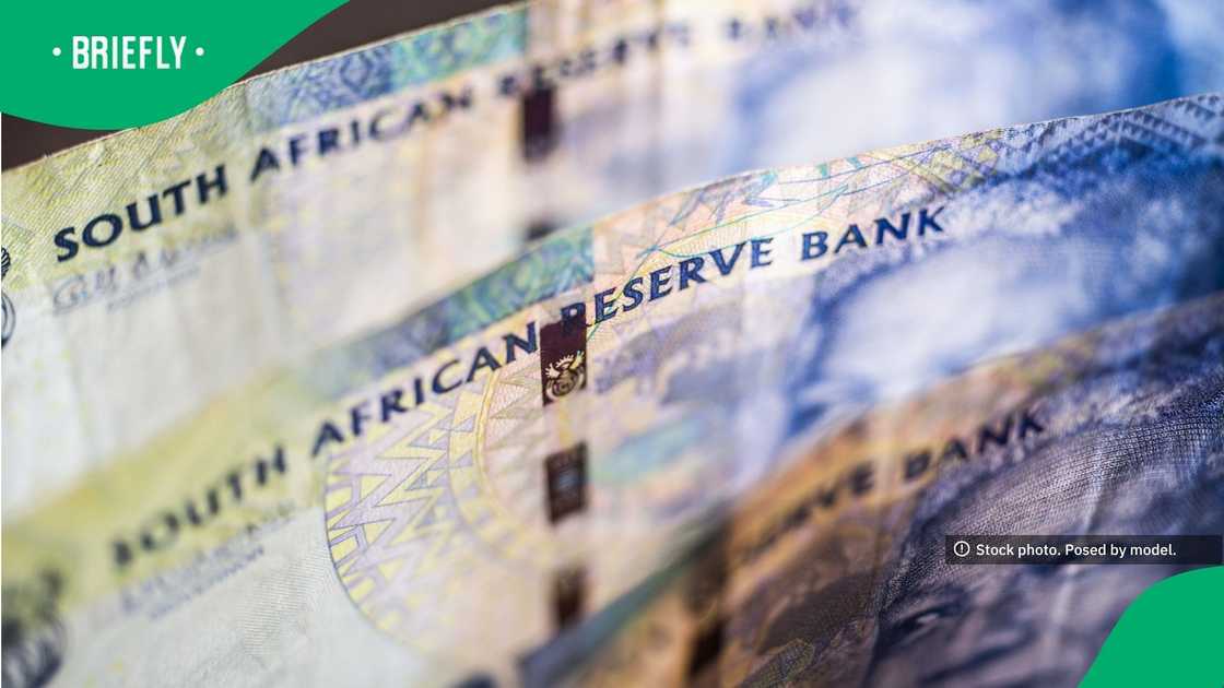 The visual captured South African money The visual captured South African money