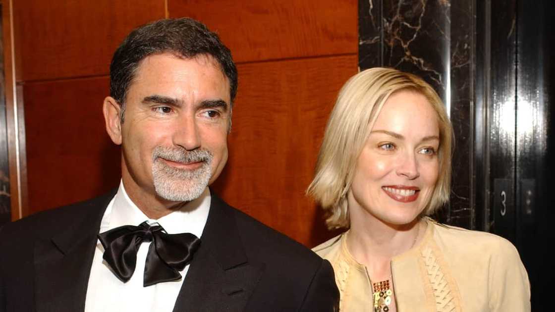 Sharon Stone and her ex-husband Phil Bronstein