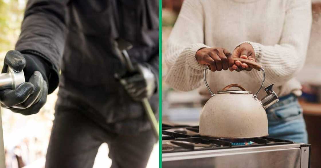 A Durban woman killed an intruder by burning him with boiling water A Durban woman killed an intruder by burning him with boiling water