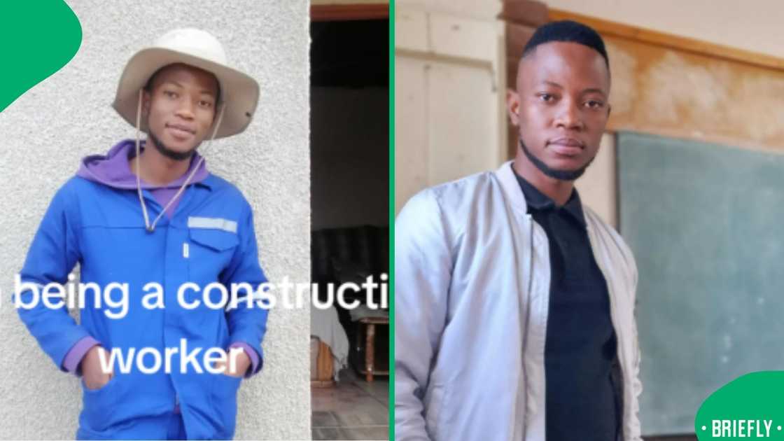 A man left many inspired after sharing how he moved from being a construction worker, to being a petrol attendant to finally being a teacher