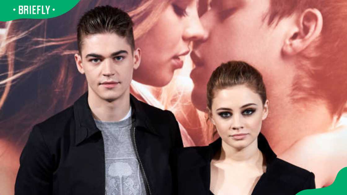 British actor Hero Fiennes Tiffin and Australian actress Josephine Langford British actor Hero Fiennes Tiffin and Australian actress Josephine Langford