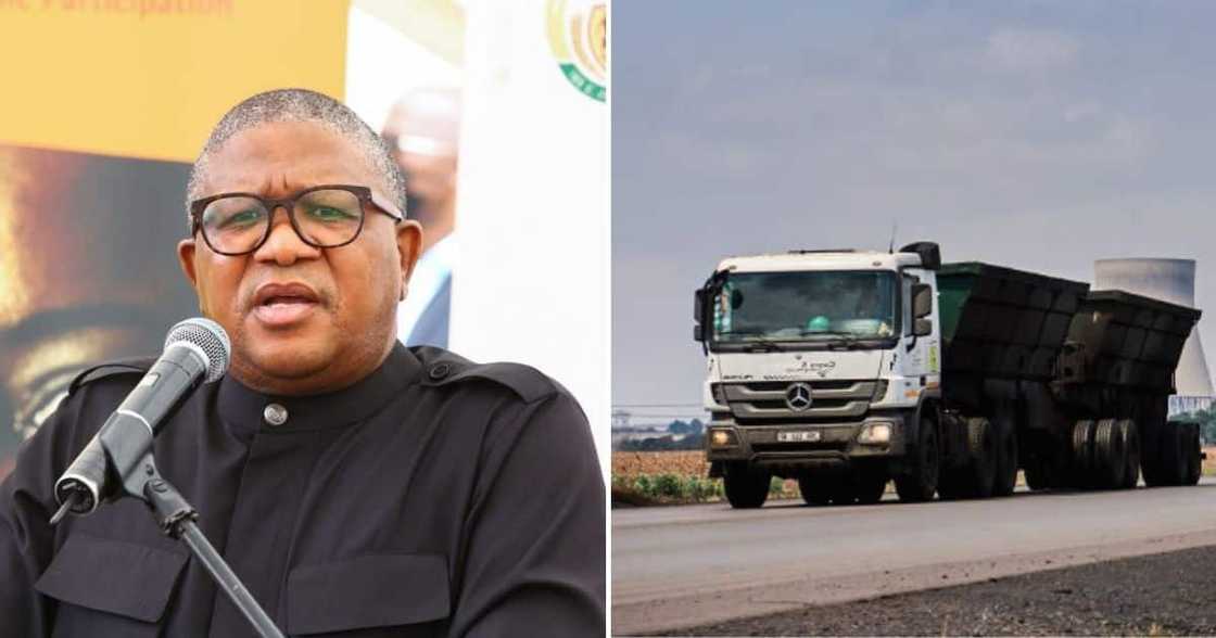 Transport Minister Fikile Mbalula Transport Minister Fikile Mbalula
