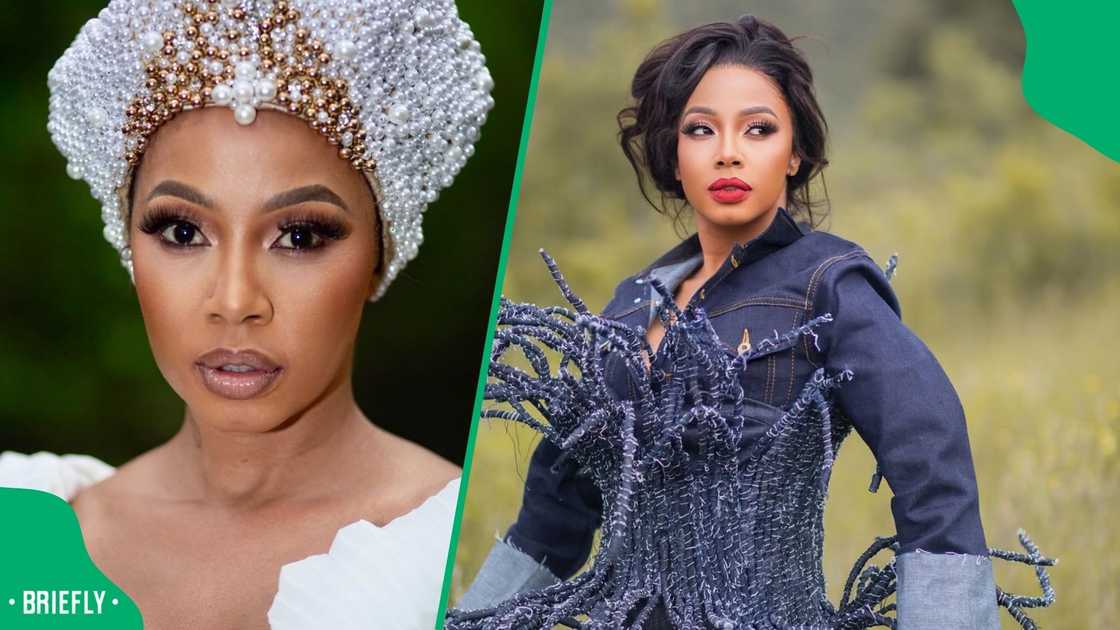 Woman cries after meeting Kelly Khumalo Woman cries after meeting Kelly Khumalo