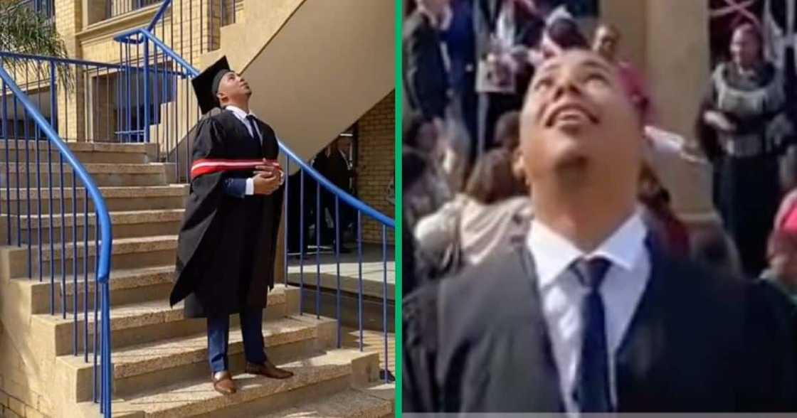 Man shares video of him looking for a job. Man shares video of him looking for a job.