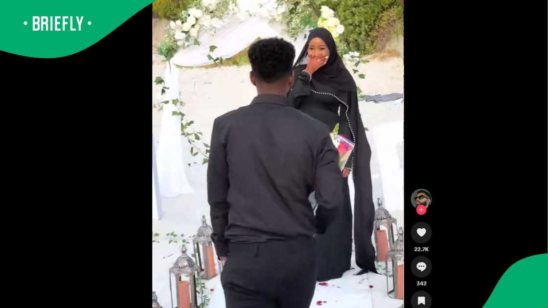 A video showing a young couple.