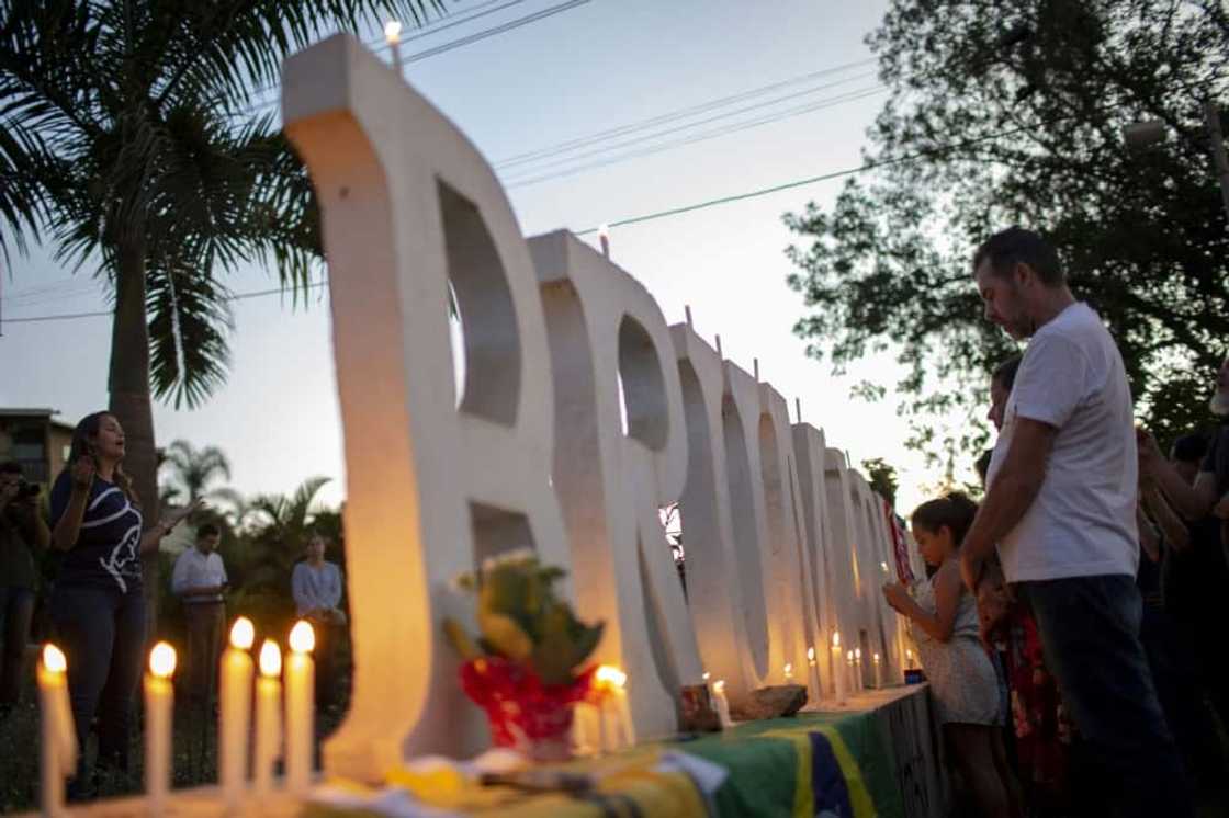 Five days after the tragedy, relatives of victims and the missing held a prayer vigil at the entrance to the town Five days after the tragedy, relatives of victims and the missing held a prayer vigil at the entrance to the town