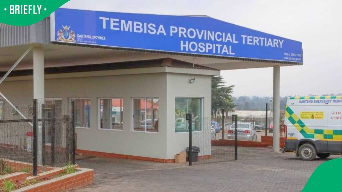 The duo were arrested in connection with the looting at Tembisa Hospital The duo were arrested in connection with the looting at Tembisa Hospital