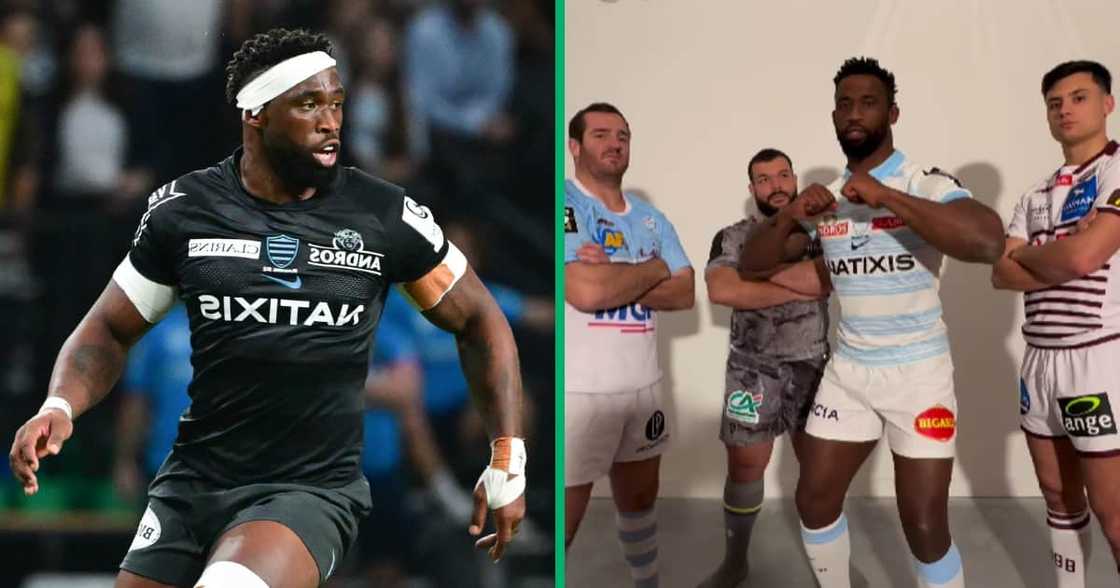Siya Kolisi and his Racing 92 teammates took part in the viral JRitt TikTok dance challenge. Siya Kolisi and his Racing 92 teammates took part in the viral JRitt TikTok dance challenge.