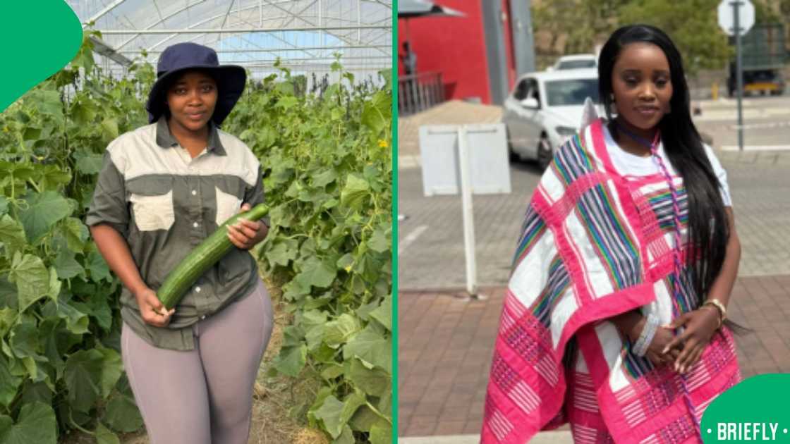 Bless Sadiki on the right wearing minwenda