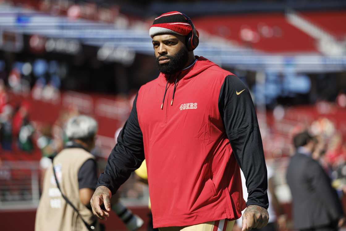 Trent Williams in Santa Clara, California Trent Williams in Santa Clara, California