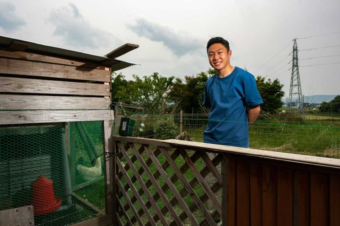 Koichi Miyatsu, 18, says he owes what he is today to the baby hatch at Japan's Jikei Hospital in Kumamoto Koichi Miyatsu, 18, says he owes what he is today to the baby hatch at Japan's Jikei Hospital in Kumamoto