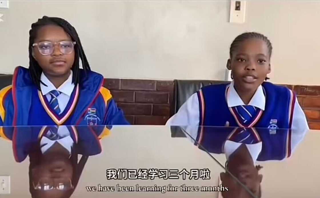 South Africa was impressed by the Mandarin skills of two learners from Katlehong in a TikTok video.