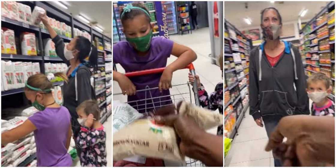 Video shows moment woman who had gone to get maize for her kids was gifted open cheque and cash by stranger Video shows moment woman who had gone to get maize for her kids was gifted open cheque and cash by stranger