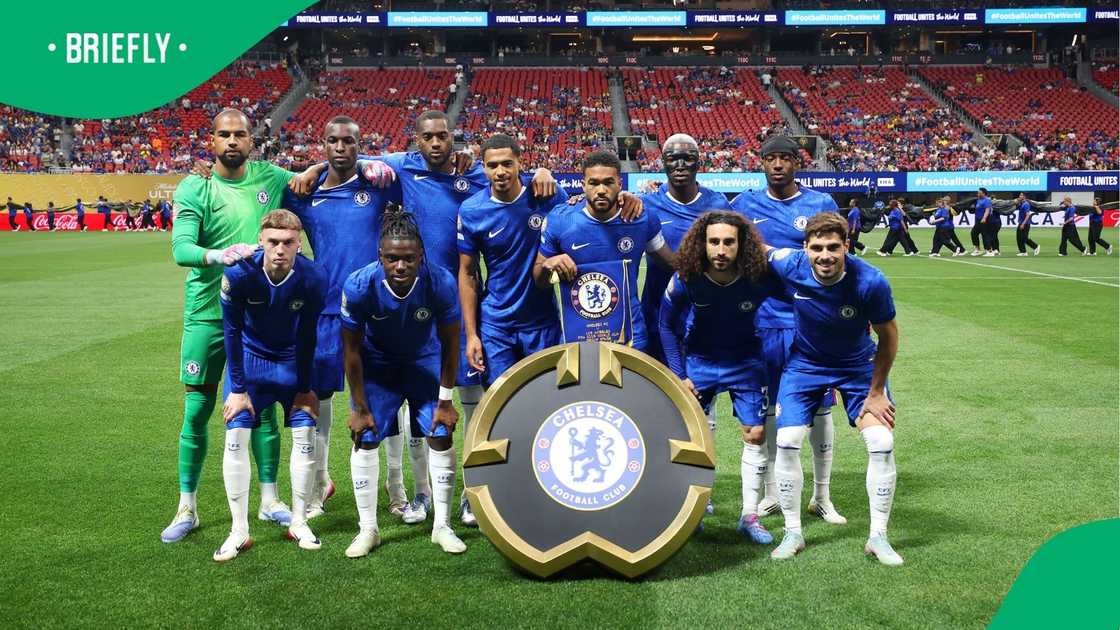Chelsea stars pose for picture ahead of their FIFA Club World Cup clash against Los Angeles Football Club. Chelsea stars pose for picture ahead of their FIFA Club World Cup clash against Los Angeles Football Club.