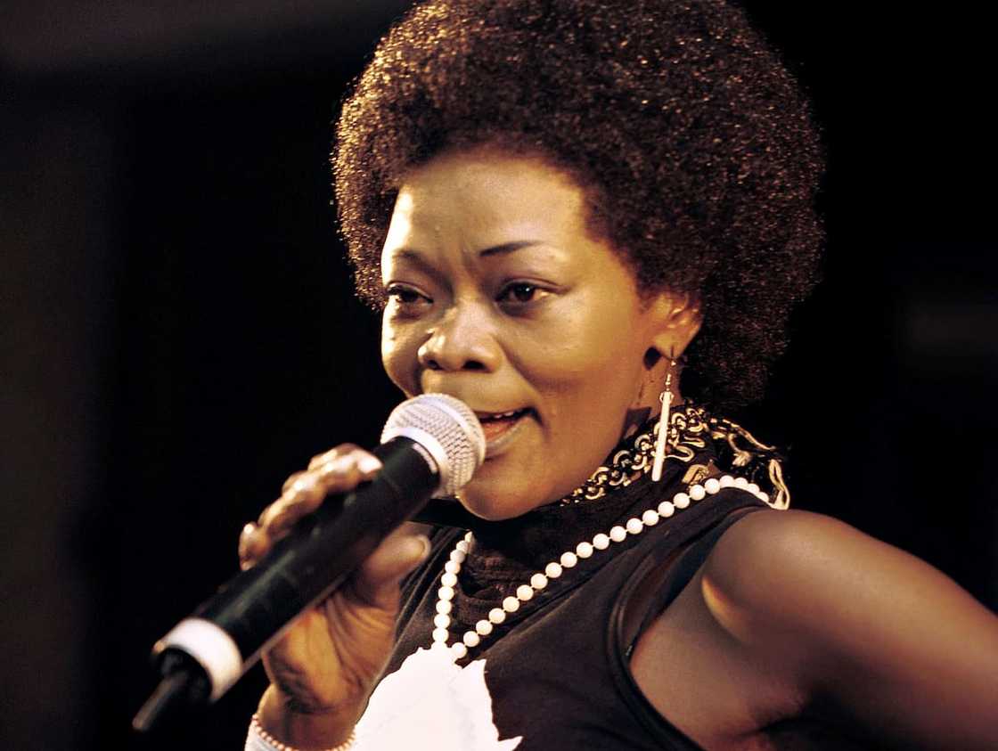 Brenda Fassie at the Top of the Carlton during the launch of Yizo Yizo3