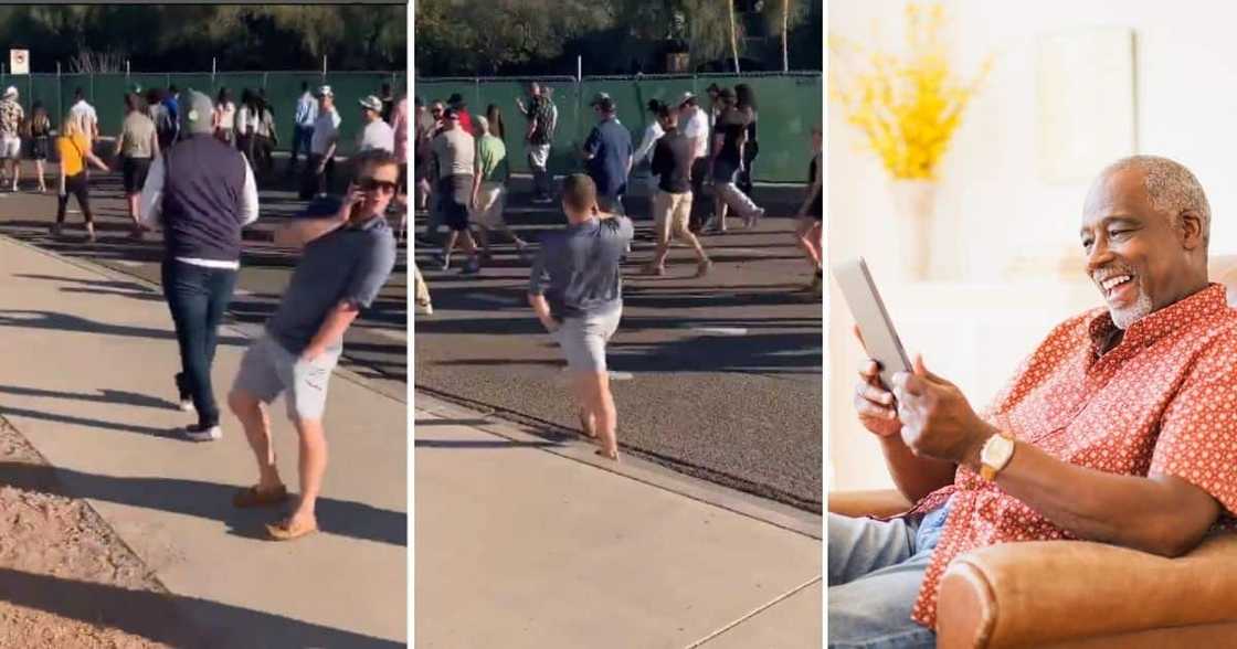 Drunk Man, Fall, South Africa Drunk Man, Fall, South Africa