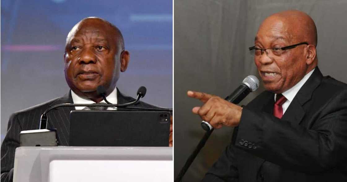 Cyril Ramaphosa Jacob Zuma