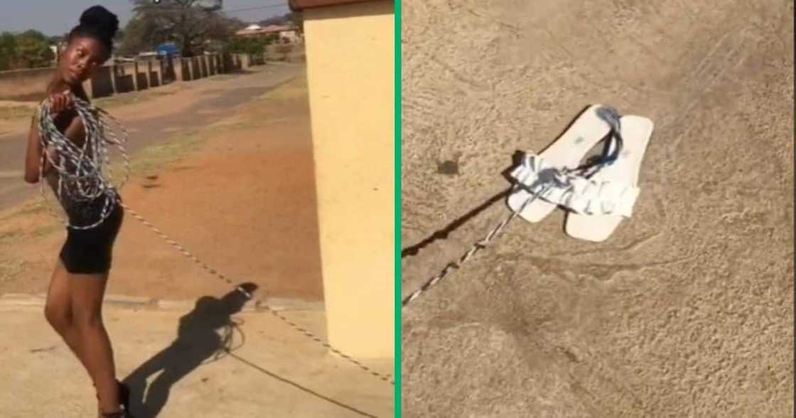 TikTok video shows lady's version of a car reveal TikTok video shows lady's version of a car reveal