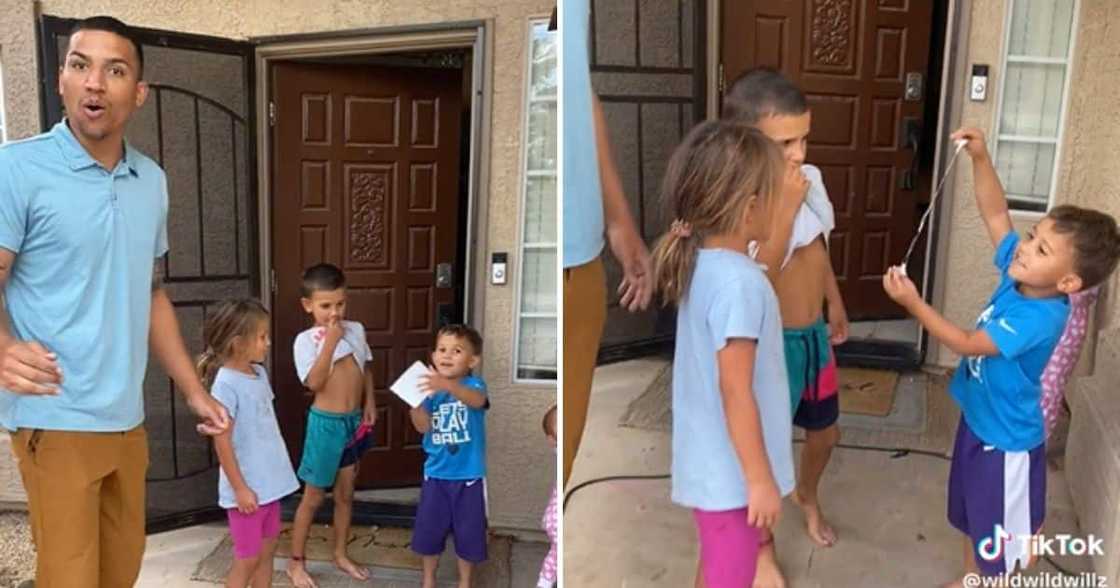 Dad, pregnant wife, baby number 5, TikTok, Video, parenting Dad, pregnant wife, baby number 5, TikTok, Video, parenting