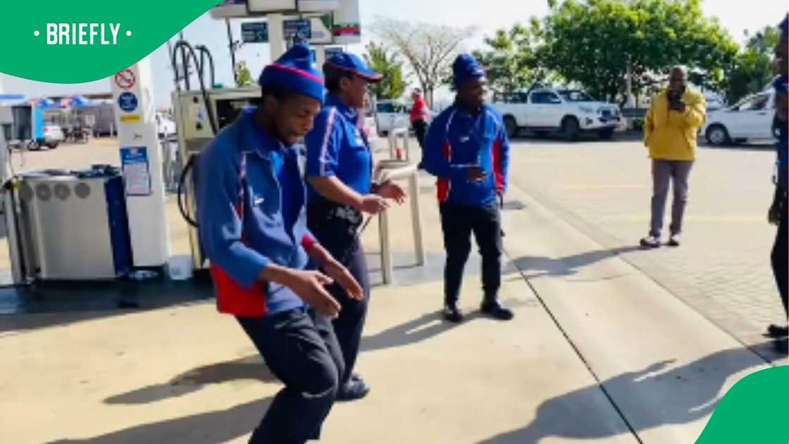 A TikTok video gained nationwide attention in South Africa, showing Engen Lusikisiki petrol attendants uniting to celebrate their boss